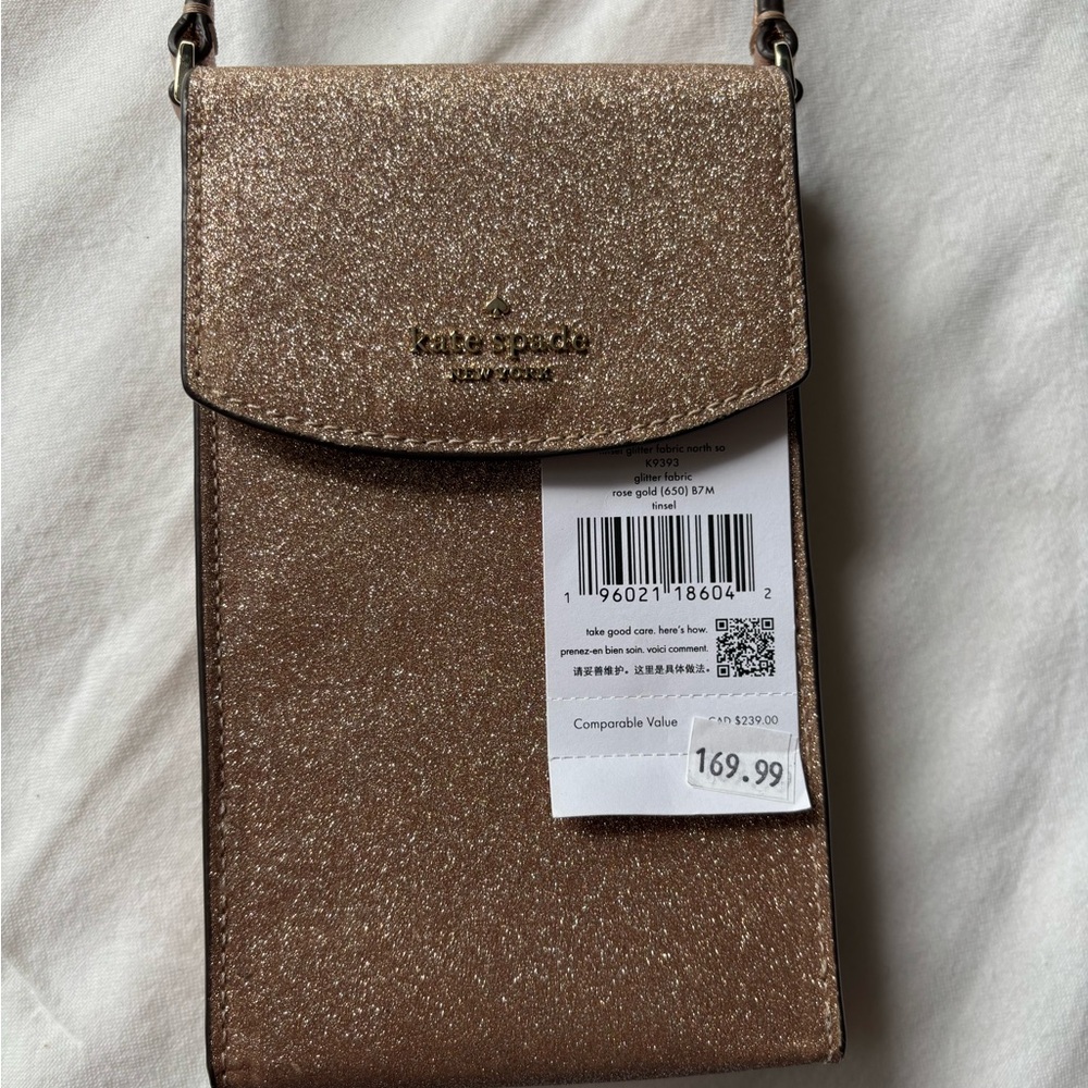 Kate Spade Gold Crossbody Bag